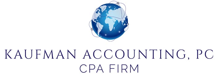 A logo of an accounting firm