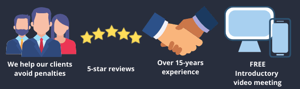 A graphic of two people shaking hands with stars in the background.
