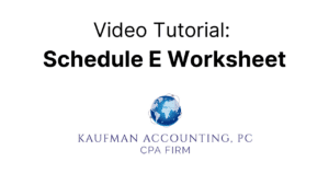 A video tutorial shows how to schedule e worksheets.