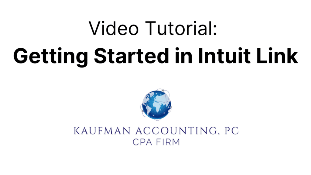 A video tutorial on how to start in intuit